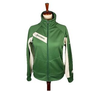 Columbia Michigan State MSU Sweatshirt Jacket Zip Embroidered Women’s Size Large